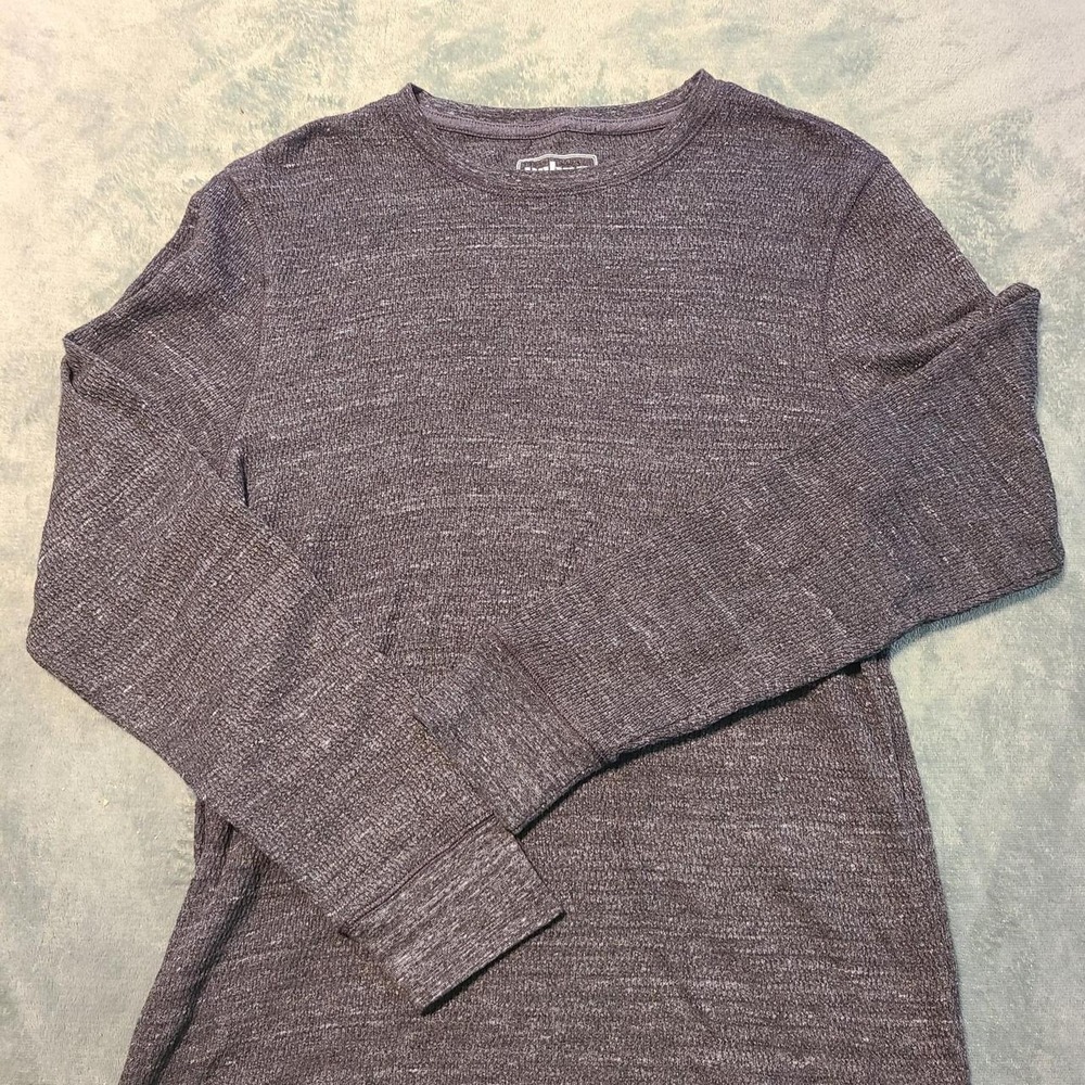 Urban Pipeline gray heather long sleeve thermal shir